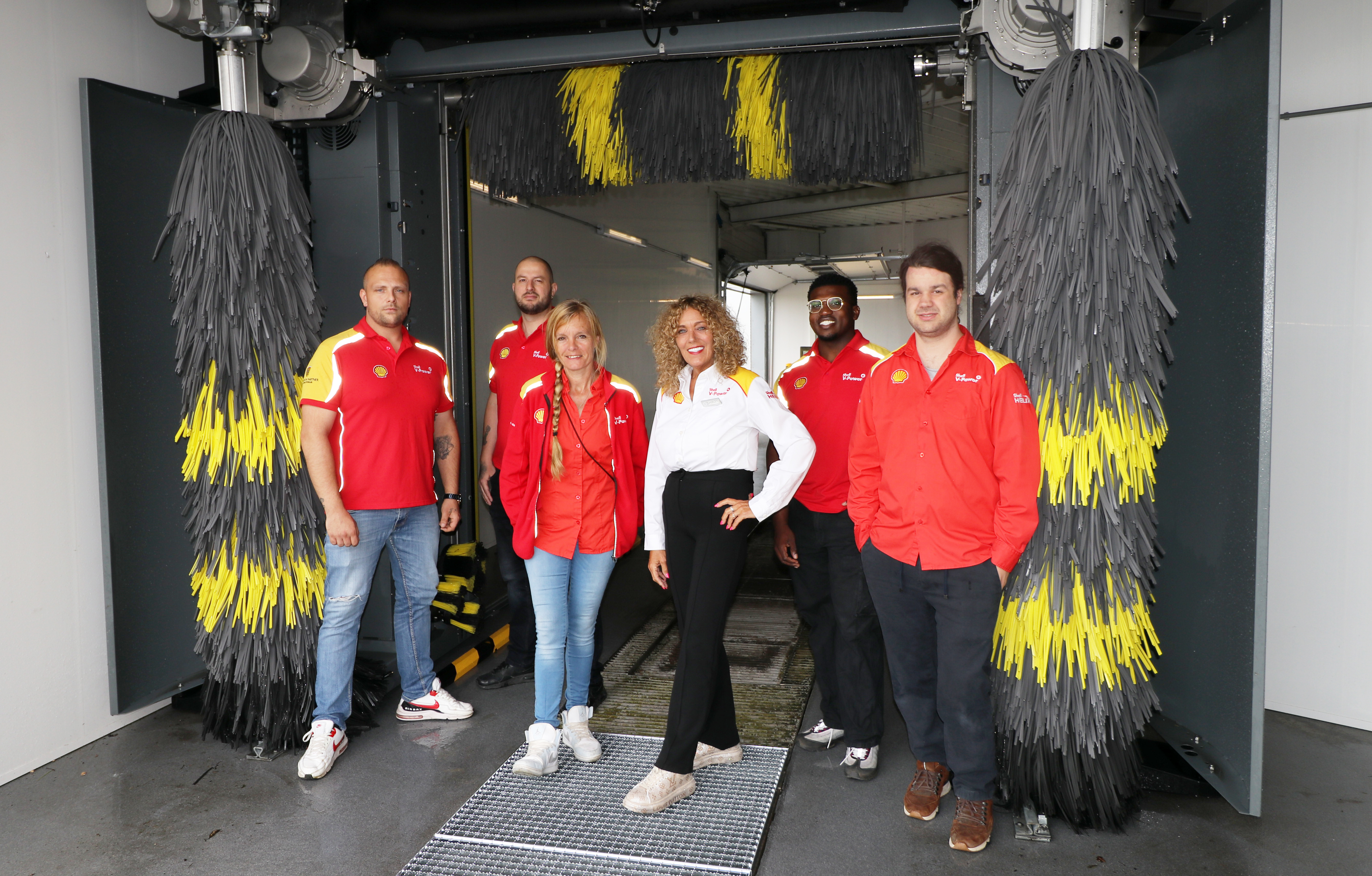 Ingebruikname nieuwe wasstraat