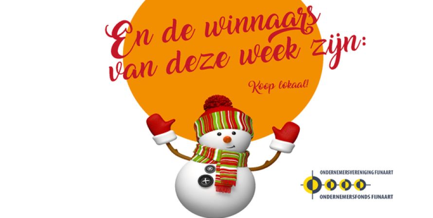 De winnaars van de 2e trekking zijn: