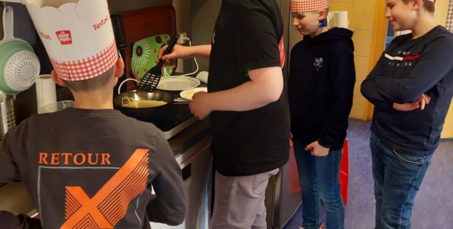 Nationale Pannenkoekendag op Basisschool Het Kompas