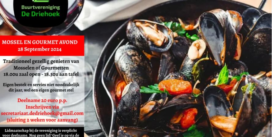 Buurtvereniging 'De Driehoek' - MOSSEL EN GOURMET