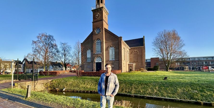 Gebiedscoördinator Jeroen Leijdens is de schakel tussen Fijnaart en de Gemeente Moerdijk