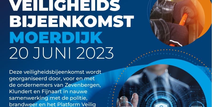 Veiligheidsbijeenkomst voor ondernemers in de Parel