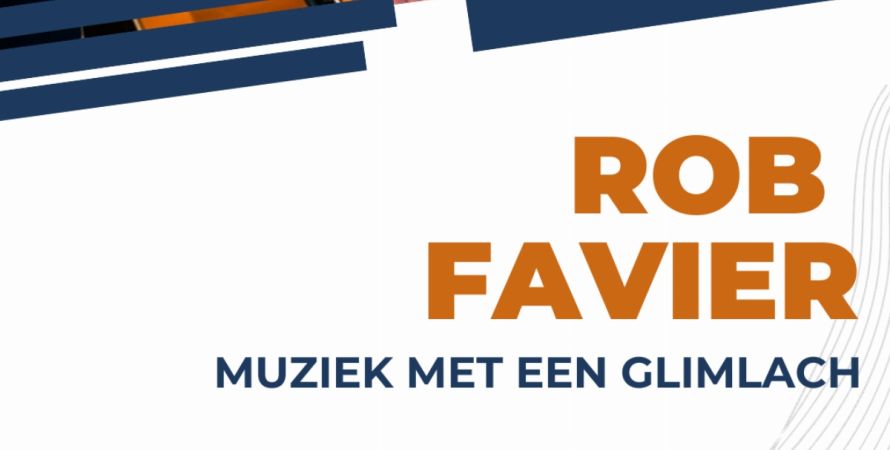 Zanger, liedjesschrijver en entertainer Rob Favier