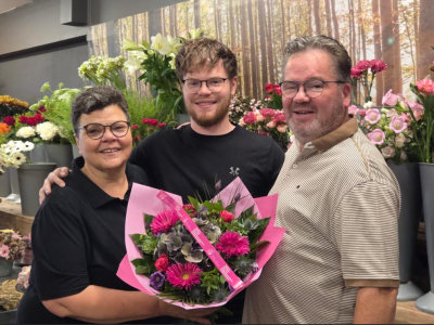 Van verkering tijdens carnaval naar een bloeiende bloemenshop