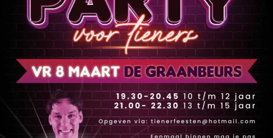 GLOWPARTY tienerfeest!