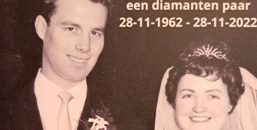Wim en Corry Reijnders-Buckens, 60 jaar in het huwelijk