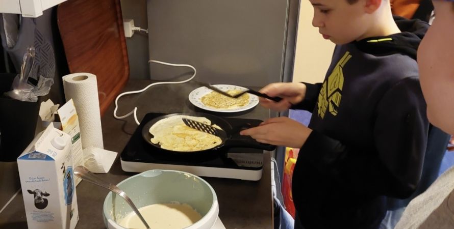 Nationale Pannenkoekdag op Basisschool het Kompas