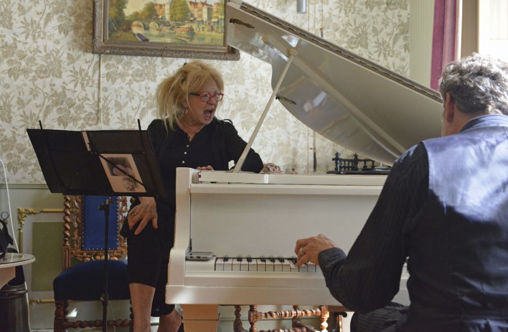 Amerikaanse jazzpianist in  d’Engelenburgh