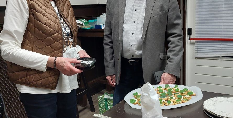 Frans en Greet Beijerling van Tuinvereniging 'Groei en Bloei'