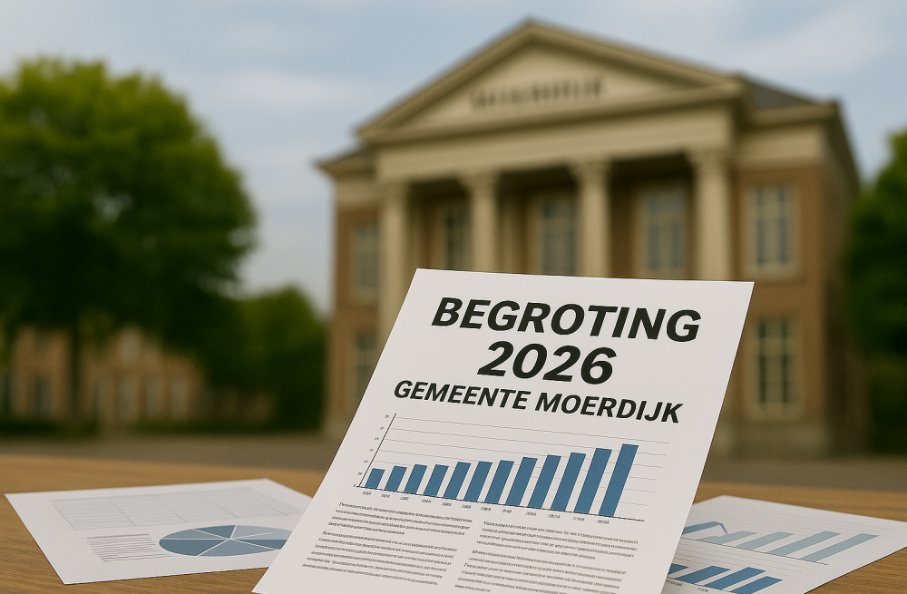 Meerjarenbegroring 2026 goedgekeurd door de Gemeenteraad Moerdijk